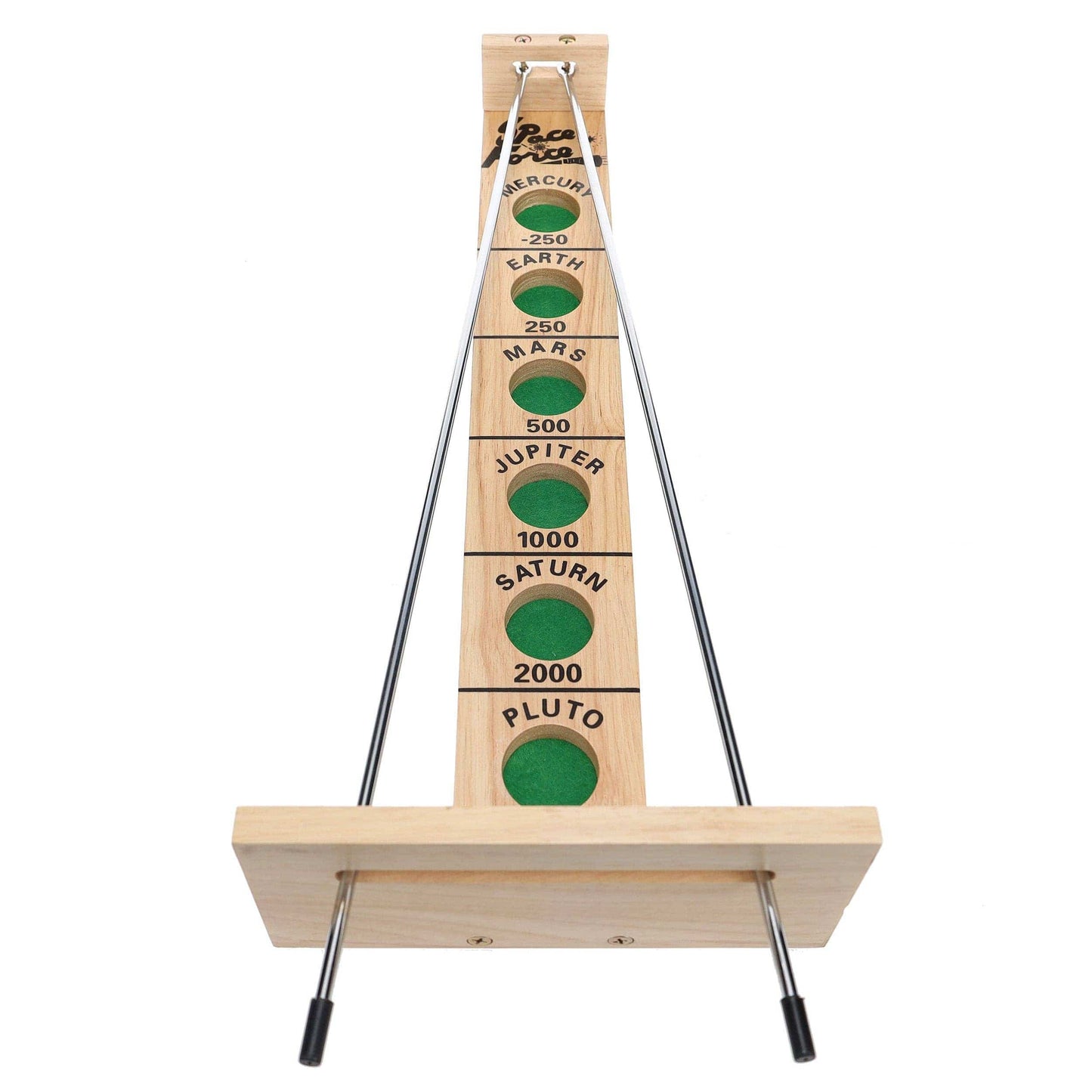 Wood Expressions Wood Expressions - WE Games Shoot The Moon - a Classic 1940's Nostalgia Game - Solid Natural Wood - 17.5 inches
