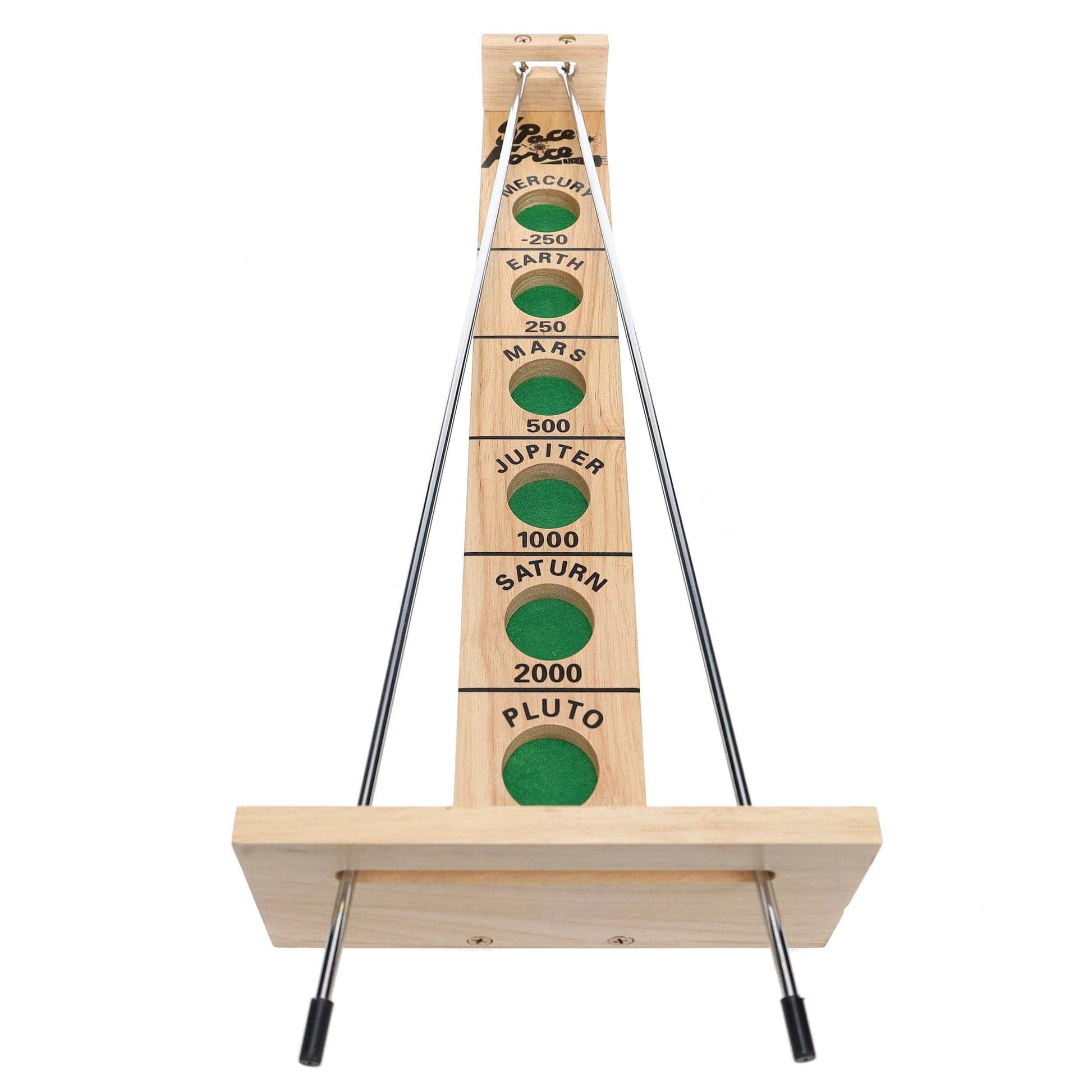 Wood Expressions Wood Expressions - WE Games Shoot The Moon - a Classic 1940's Nostalgia Game - Solid Natural Wood - 17.5 inches