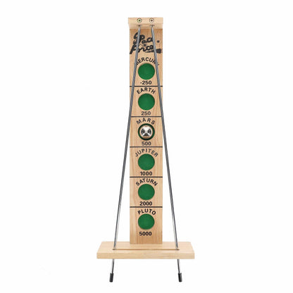 Wood Expressions Wood Expressions - WE Games Shoot The Moon - a Classic 1940's Nostalgia Game - Solid Natural Wood - 17.5 inches