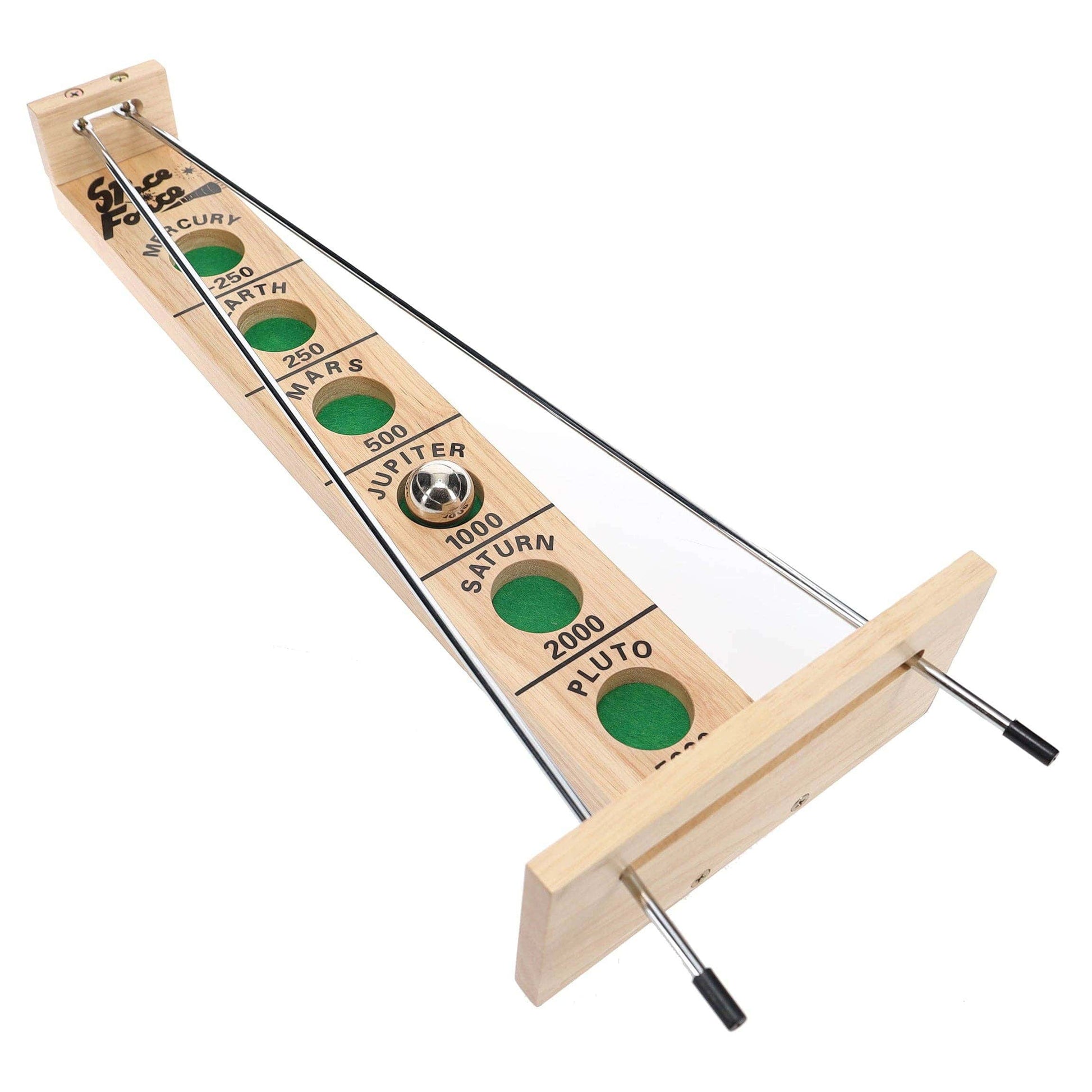 Wood Expressions Wood Expressions - WE Games Shoot The Moon - a Classic 1940's Nostalgia Game - Solid Natural Wood - 17.5 inches