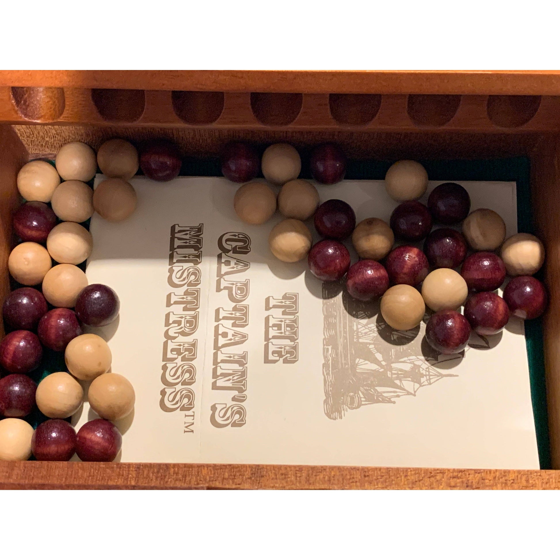 Wood Expressions Wood Expressions - Wood Captain's Mistress (4-in-a-Row) Connect Game
