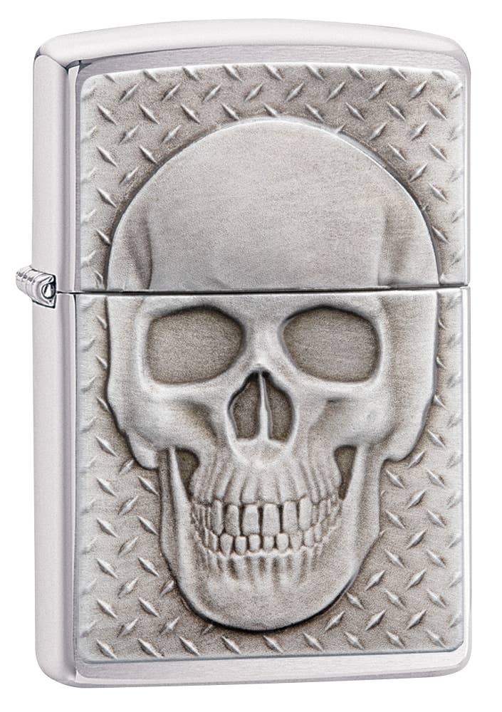 Zippo 200 Skull With Brain Surprise