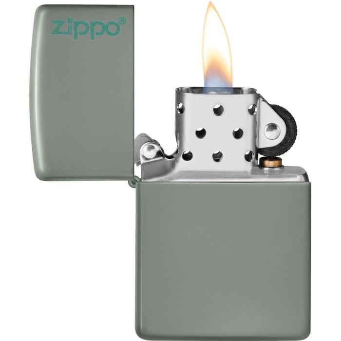 Zippo Lighter Sage Classic Logo Lighter