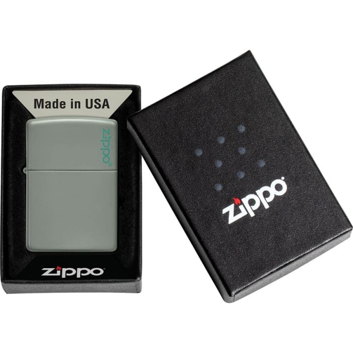 Zippo Lighter Sage Classic Logo Lighter