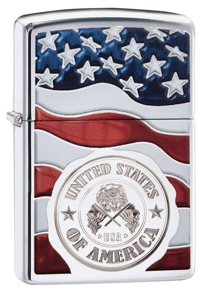 Zippo Manufacturing Company Zippo Manufacturing Company - 250 American Stamp on Flag