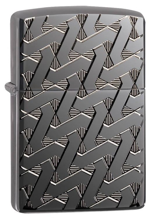 Zippo Zippo - Geometric Weave Design