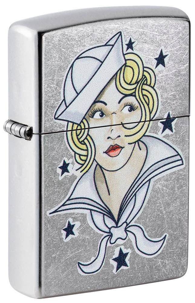 Zippo Zippo - Sailor Girl Tattoo Design