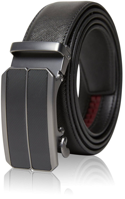 Access Denied Accessories Belt Black Black - Genuine Leather Ratchet Belt