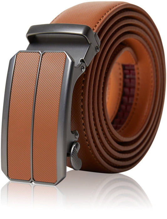 Access Denied Accessories Belt Cognac Cognac - Genuine Leather Ratchet Belt