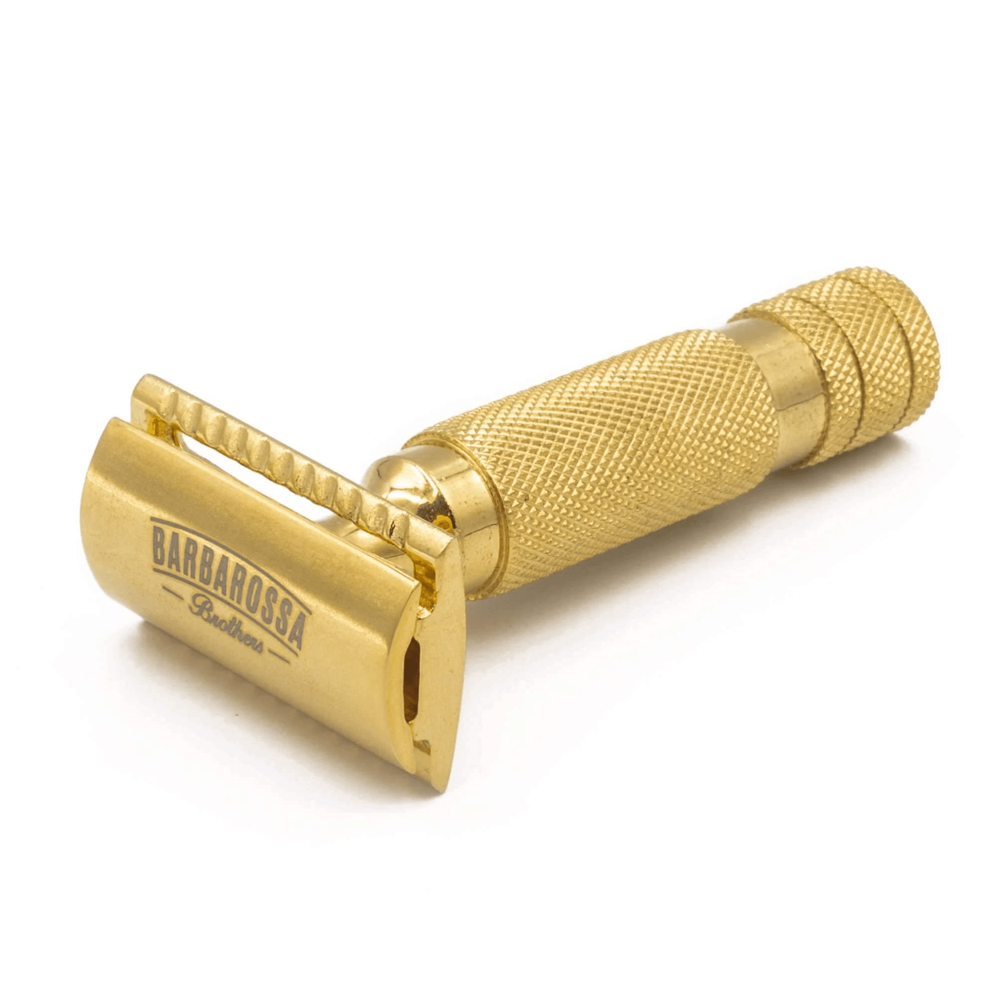 Barbarossa Brothers The Ottoman: 3 Piece Double Edge Razor - 24k Gold