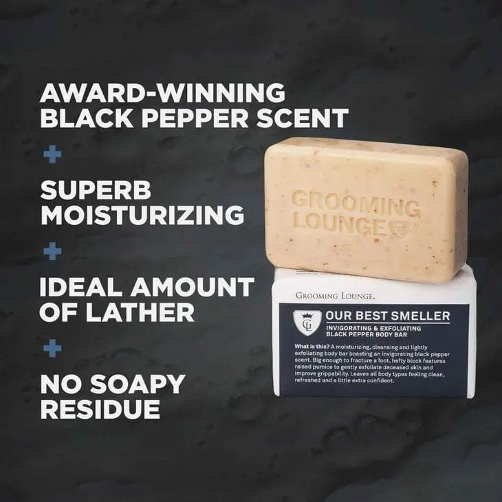 Grooming Lounge Bar Soap Our Best Smeller Exfoliating Body Bar