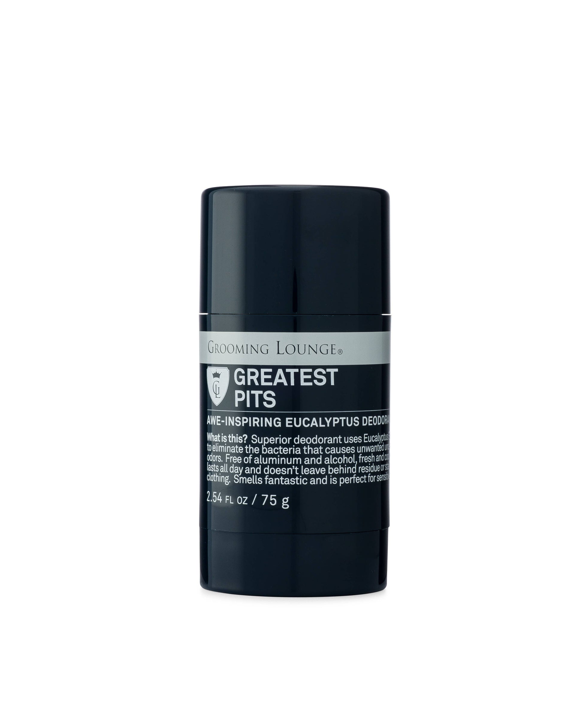 Grooming Lounge Deoderant The Greatest Pits Deodorant-Eucalyptus. Natural, no aluminum