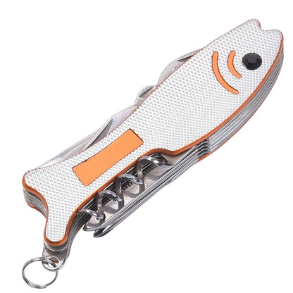 Mad Man Fishing Knife orange Fisherman's Friend Pocket Tool