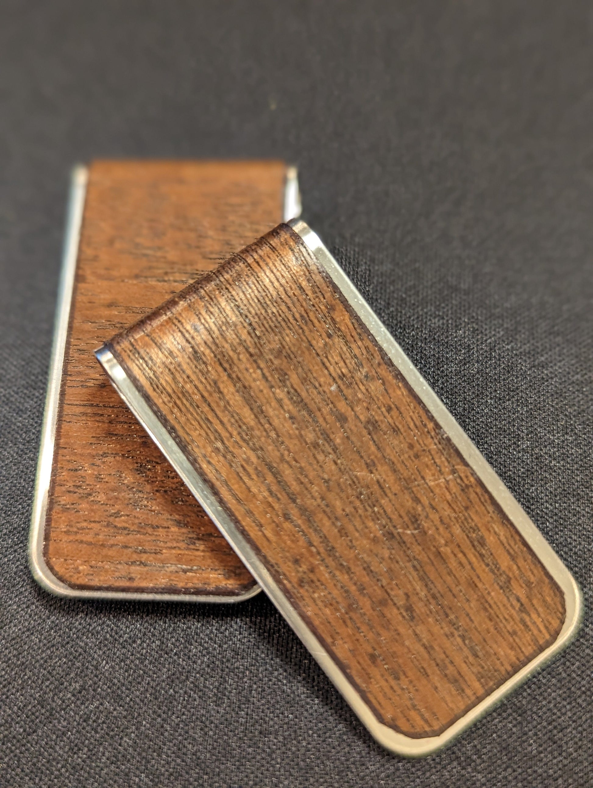 Resolute Star Money Clip Limited Edition Dark Mocha Wood Money Clip - Limited Edition Dark Mocha