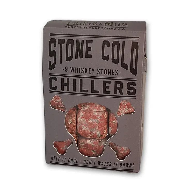 Trixie & Milo Chilling Stones Whiskey Stones - Red - SET of 9