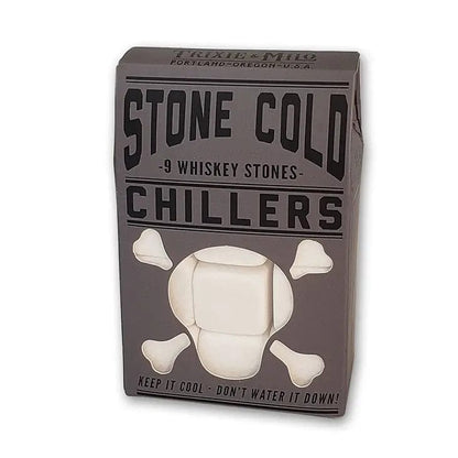 Trixie & Milo Chilling Stones Whiskey Stones - White - SET of 9